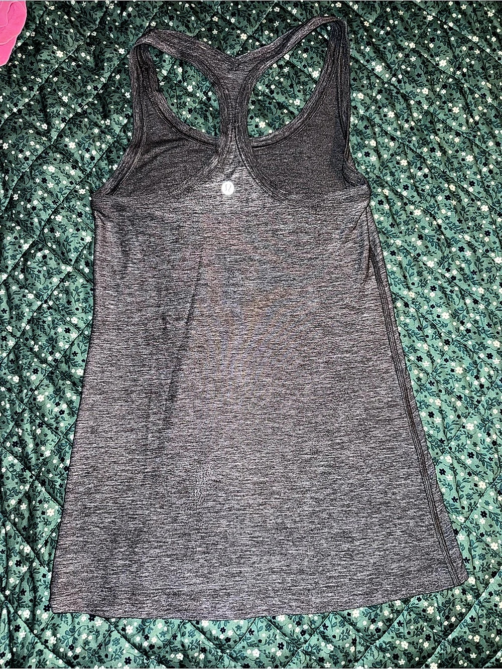 Lululemon Cool Racerback II Gray Tank Top